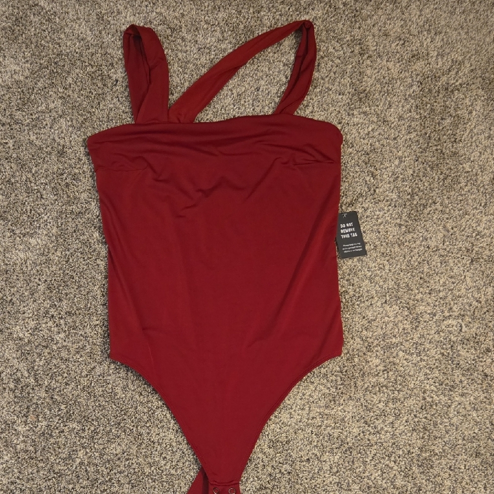 Express Bold Red Bodysuit